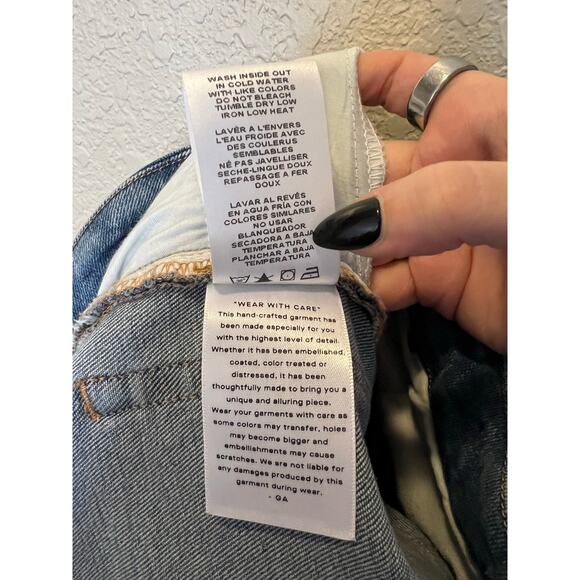 GOOD AMERICAN Good Classic Indigo Skinny Jean 27 Stretch Denim High Rise - Picture 11 of 11